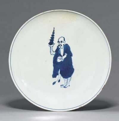 TIANQI（1621-27） A MING BLUE AND WHITE’KO-SOMETSUKE’ DISH